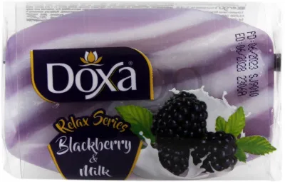 Мыло DOXA Relax Series 80гр глицериновое (Ежевика молоко)