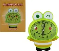 Часы-будильник Лягушка вид 2 Размер: 16х13.5см Цвет: в ассортименте