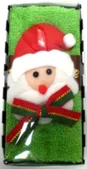 полотенце санта клаус размер 30х30см 100 хлопок плотность 300гр м2 вес 27гр п у