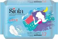 Прокладки гигиенические SIOLA 12шт Ultra Soft Night