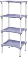 Этажерка Krita mix 4 яруса 401х278х935мм, сиреневый туман