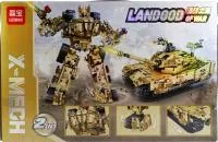 Конструктор 2в1 1326 деталей Размер: 57,5х7х38см