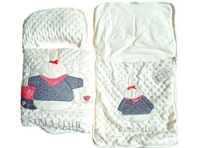 Конверт для девочки арт.025064 (экрю)