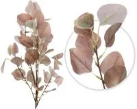 Терракотовая декоративная ветка листья эвкалипта 86см