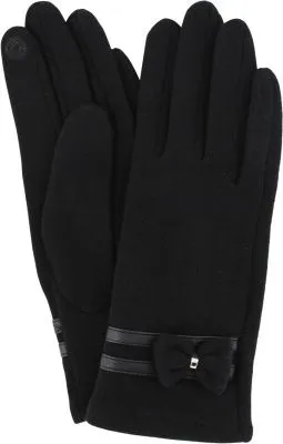 Перчатки женские трикотажные (р.6,5 черный)