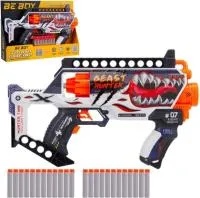 Игрушка Автомат BeBoy 7-и зарядный барабан и софт-патроны 24шт Размер: 36,5х7х26см