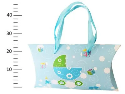 Пакет подарочный 24х35х7см (В011 Колясочка)