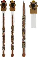 Карандаш сегментный чернографитовый Капибара.