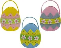 Корзинка Пасхальное яйцо 20см 