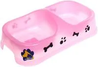 Миска пластиковая КоТиК двойная