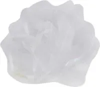 Бант для девочки белый 16см