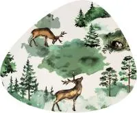 салфетка подстановочная 40х33см олени в лесу