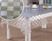 Прозрачная клеенка из пвх натам 137см в рулоне 20м с рисунком