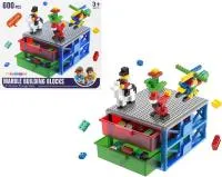 Конструктор 600 элементов 22,4х24,5х14,8 см.