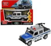 Машина инерционная ТЕХНОПАРК 12см Land Rover Defender/Hummer H2 Pickup металлический