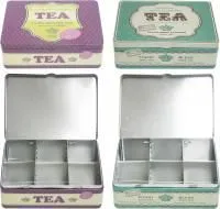 Банка жестяная 1820мл Tea с разделителем 