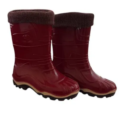 Сапоги для девочек резиновые школьные (р.17.2)