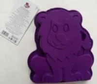 Форма силиконовая для выпечки Львенок 19х18х4см