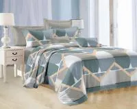 Комплект постельного белья Satin collection Евростандарт 4 предмета микросатин Эверест/Эльф