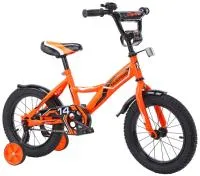 Велосипед MUSTANG 14" оранжевый/черный