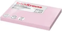Блок для записи 100л 75х100мм ErKr с клеевым краем розовый