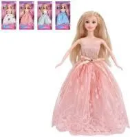 Игрушка Кукла 4 вида Размер: 16х4,5х32см							