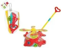 Игрушка Каталка на палочке Вертолет 17,5х19х13см