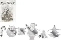 Гирлянда новогодняя 230см h18см, из бумаги