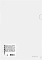 Папка для бумаг А4 ErKr Fizzy Clear уголок прозрачная