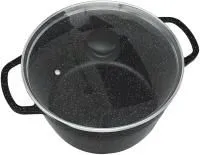 Кастрюля Neva Granite 3000мл стеклянная крышка