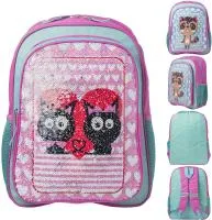 Рюкзак ACTION. 40см.светоотр.цвет.реверсив.пайетки