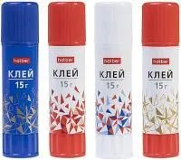 Клей канцелярский 15г ХАТБЕР карандаш ПВП Россия