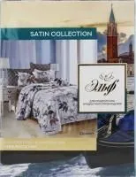 Комплект постельного белья Satin collection 1.5сп 4 предмета микросатин Шелест/Эльф