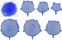 крышки силиконовые 6шт в наборе