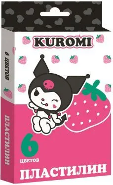 Пластилин 6цв 120г CENTRUM (Kuromi 71955)