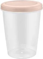 банка plast team helsinki 1,0л, персиковая карамель, с завинчивающейся крышкой