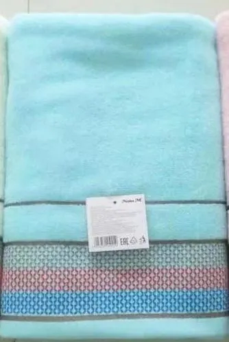 Полотенце махровое 33х74см вес 100 г плотность 410 г/м2 100% хлопок