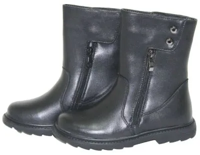 Ботинки для мальчиков зима (р.35 черный)