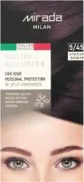 Краска для волос MIRADA Color security стойкая 112мл Тон: 5.45 Спелая вишня