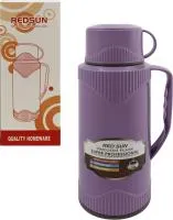 термос, 1.0л, со стеклянной колбой, сиреневый