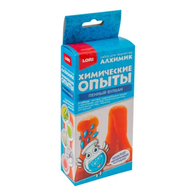 Игровой набор Химические опыты (Пенный вулкан красный // Оп-073)