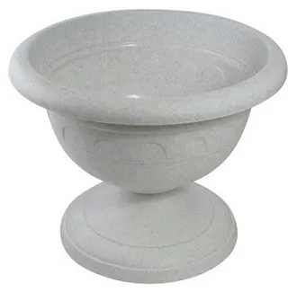 Вазон Колывань низкий 2л (мрамор // С144М)