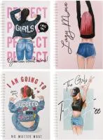 Блокнот 58л MAZARI TEEN GIRL 14,5х21см 