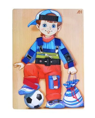 Игрушка развивающая Застежка (Алешка // ДИ026)