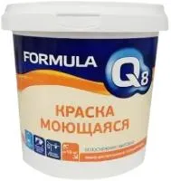 Краска FORMULA Q8 1.5кг ВД моющая полиакрил белоснежная