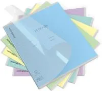Тетрадь 12л клетка ErKr CoverPrо Классика glossy Mix-pack 
