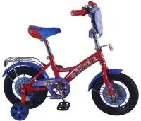 Велосипед 12" Щенячий патруль GW-тип страховочные колеса, красно-синий