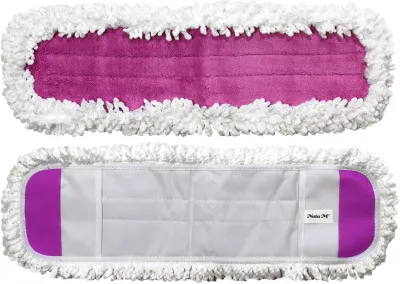 Запасная часть-МОП NataM из микрофибры к швабре XY6623 Размер: 58х18см (цвет: розовый)