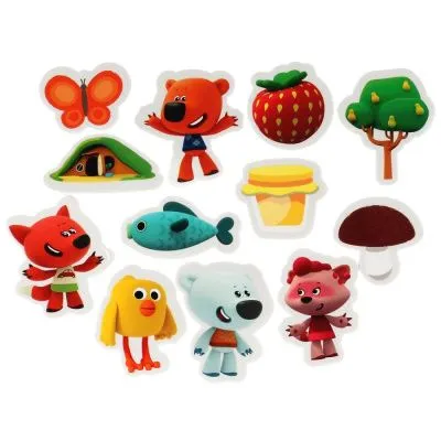 Игрушка д/ванной Капитошка Набор стикеров ЕВА 12шт. (МиМиМишки // 279738 EV12-MIMI)