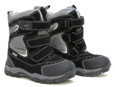 Ботинки для мальчиков зима (р.38 черный)